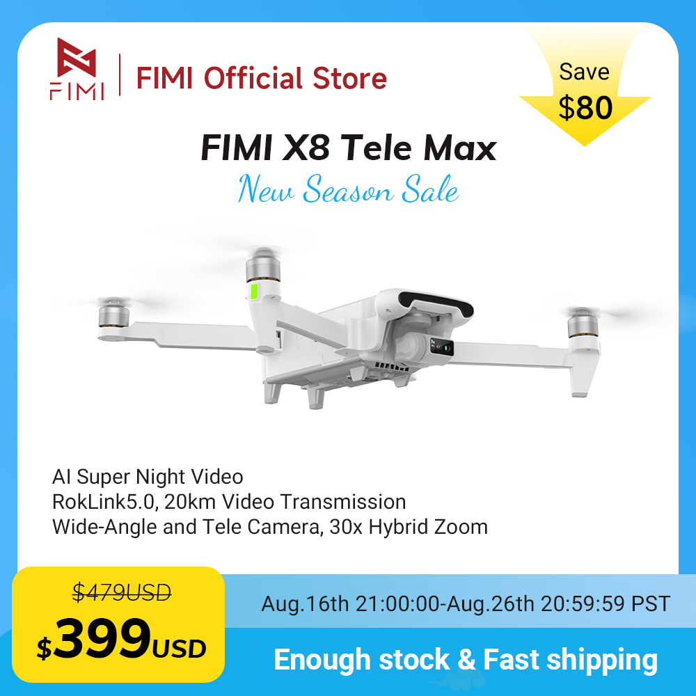 FIMI X8 Tele Max New Drone Wid - Dji Drone Mini 3 评论和价格