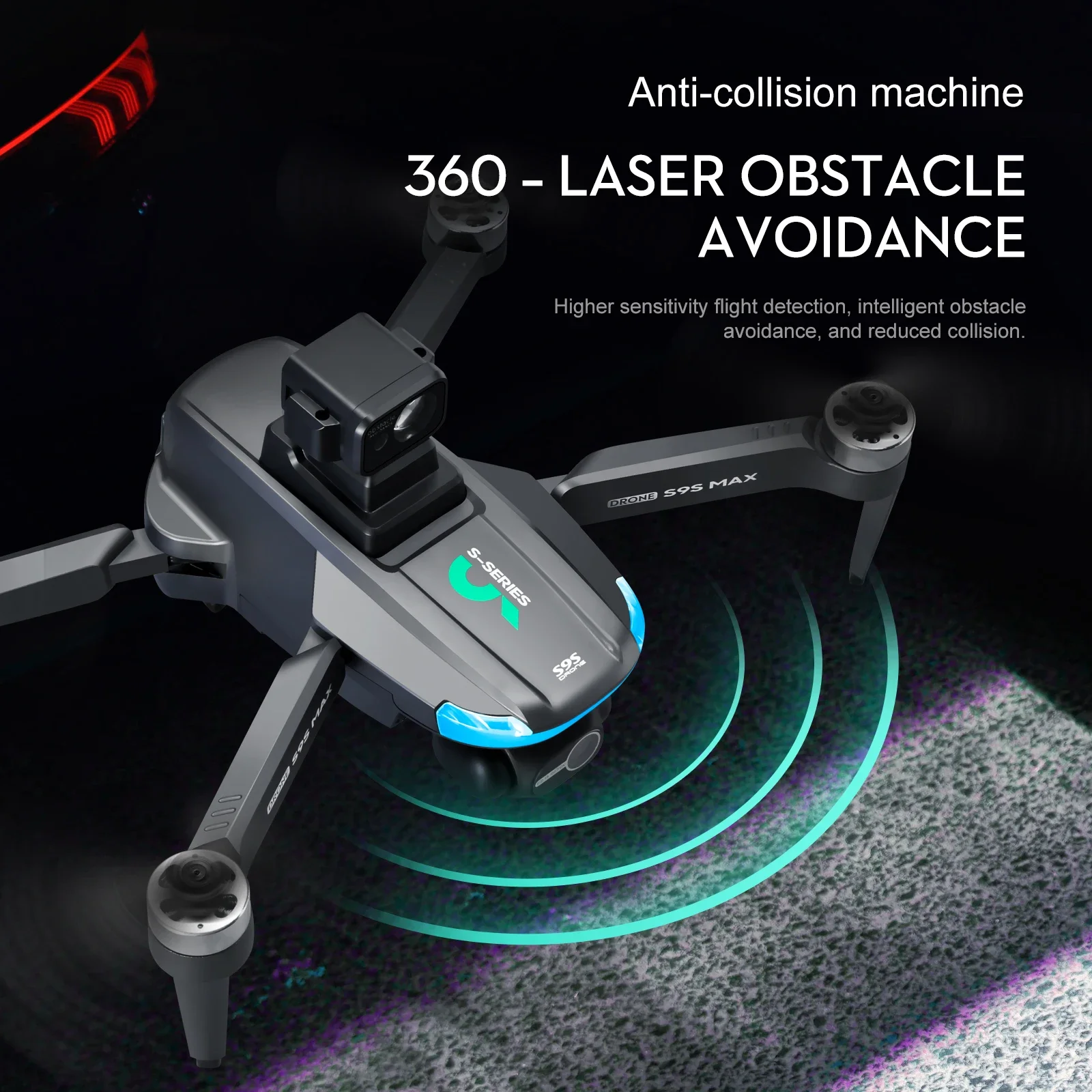 NEW S9S MAX MINI Drone 4K 2-Ax - Drone Remote Controller Lanyard 评论和价格