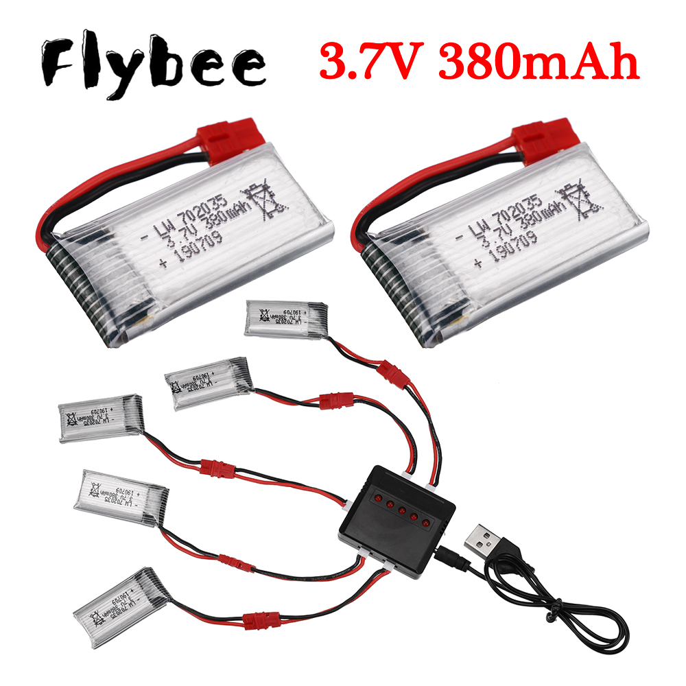3.7V 380mAh Lipo Battery With  - Drone Battery Charger 评论和价格