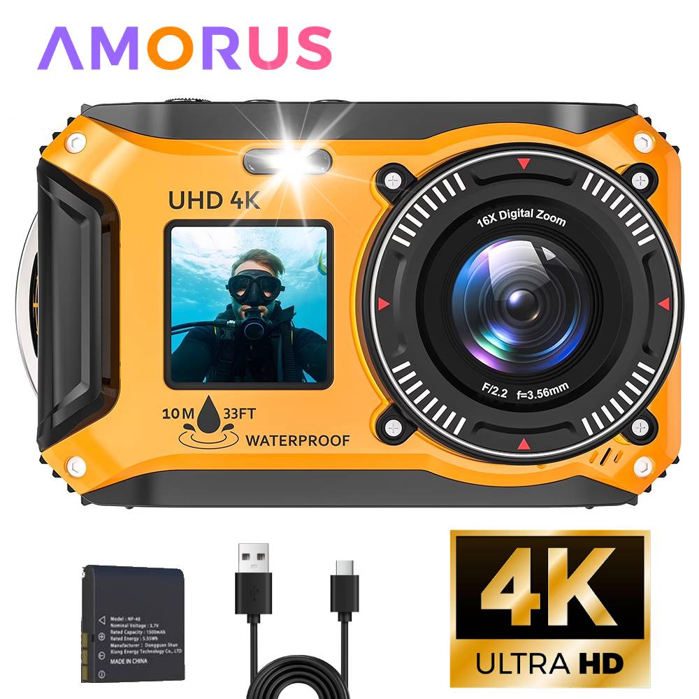 4K Underwater Camera 33FT Wate - Canon Camera Eos R50 评论和价格
